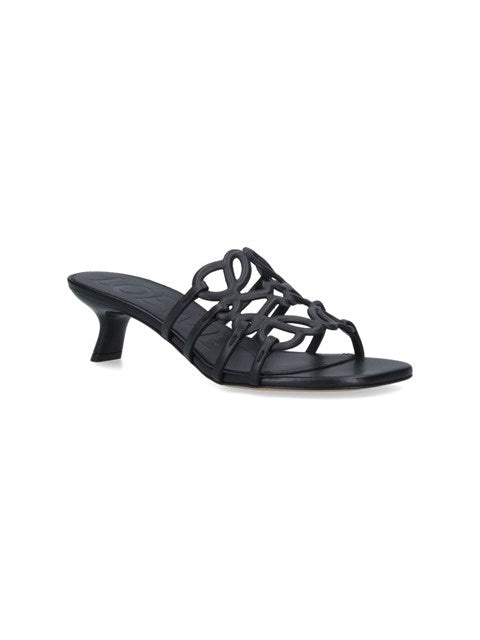 Loewe Paula's Ibiza Women Anagram Petal' Slide Sandals - 2