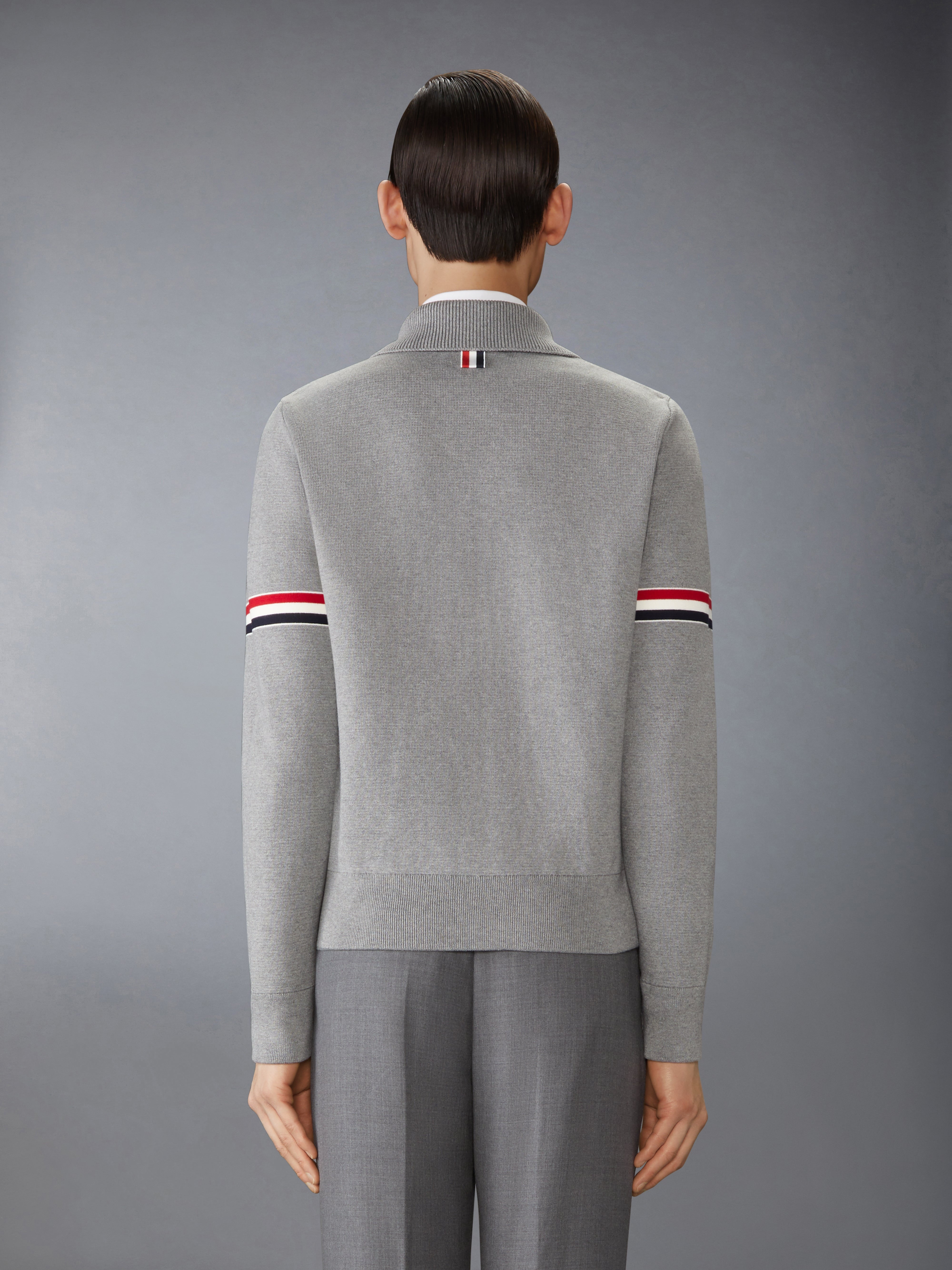 COTTON MILANO STITCH ARMBAND BOMBER JACKET - 3