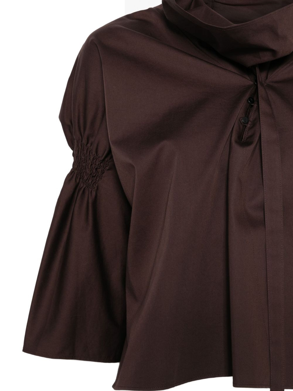 gathered-detail blouse - 3
