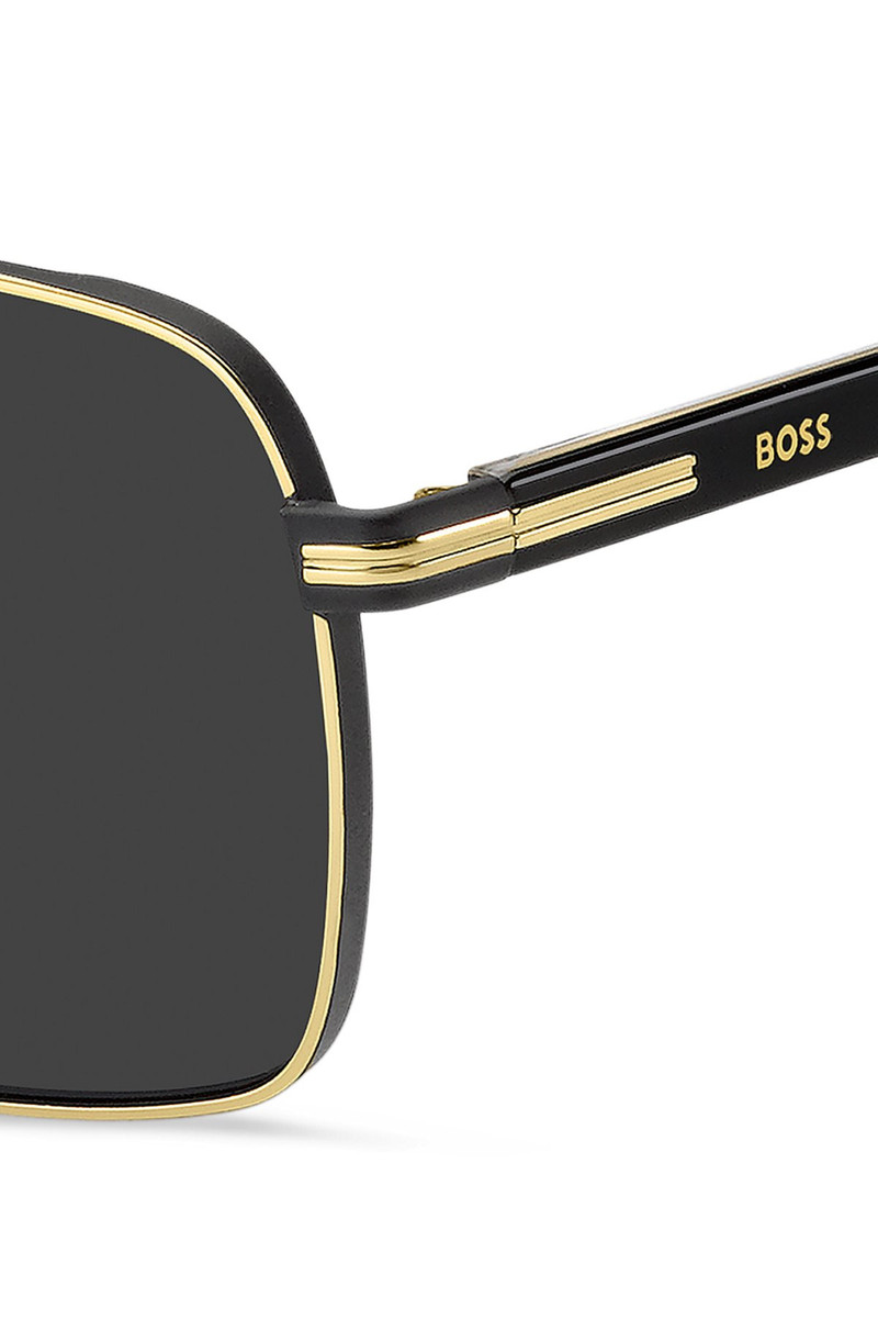 BOSS ACETATE-TEMPLE SUNGLASSES WITH DOUBLE BRIDGE outlook