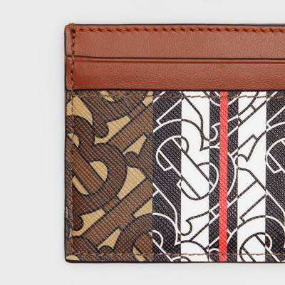 Burberry Monogram Stripe Print Card Case outlook