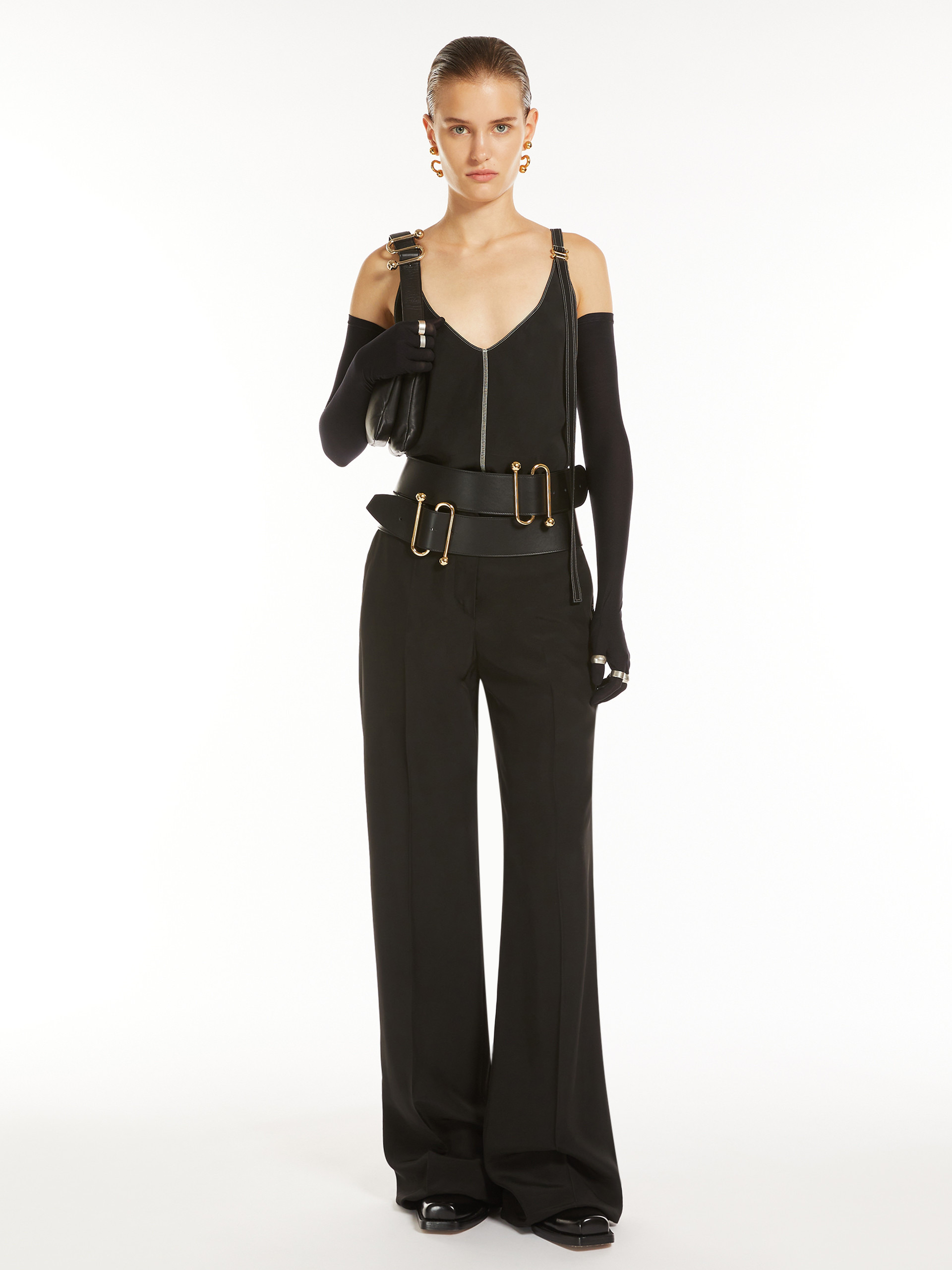 WASER Plunging-neck top - 2