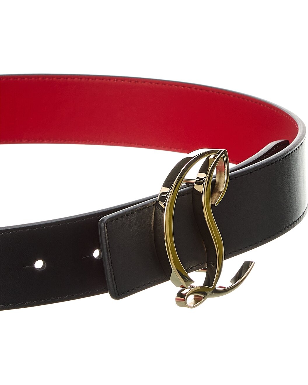 Christian Louboutin Logo Leather Belt - 2