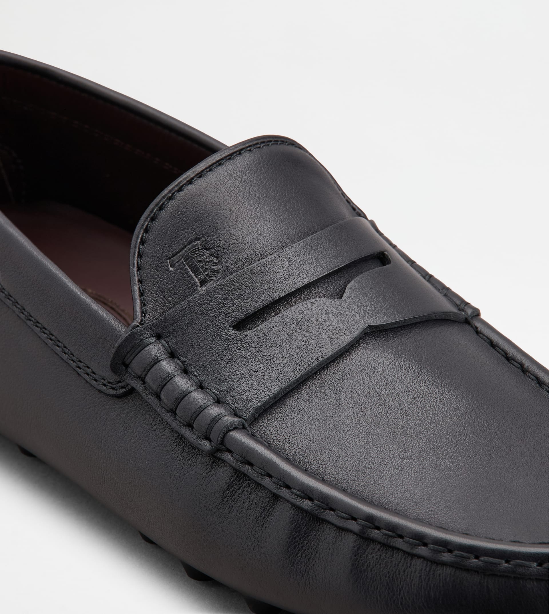 TOD'S GOMMINO BUBBLE IN LEATHER - BLACK - 6