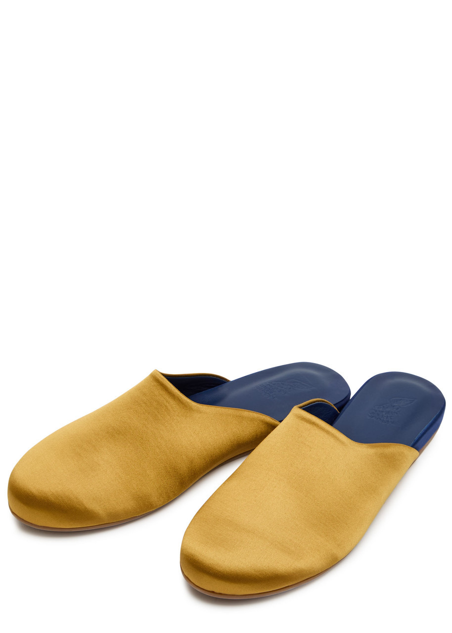 Ancient Greek Sandals The Slipper Satin Mules - 3