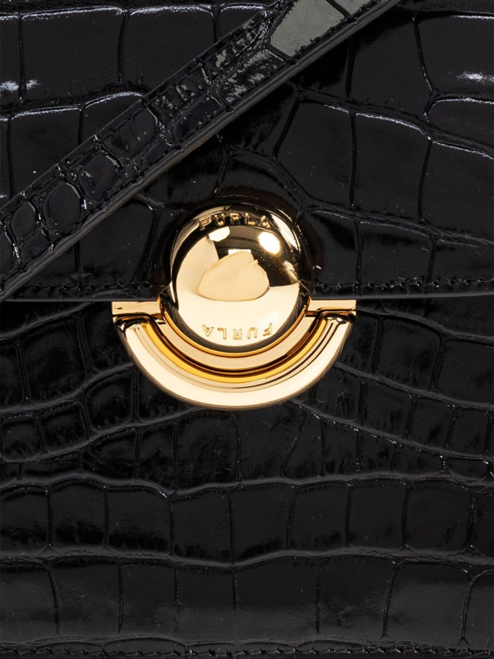 small Sfera crocodile-embossed shoulder bag - 5