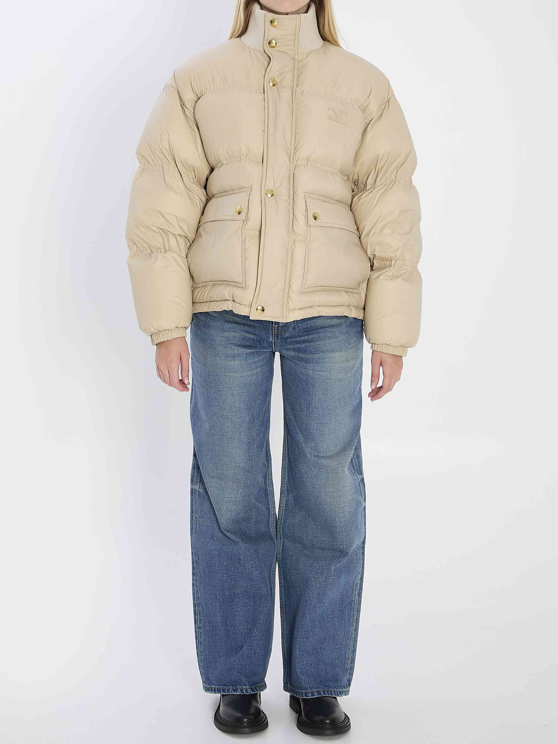 Celine Women Triomphe Puffer Jacket - 5
