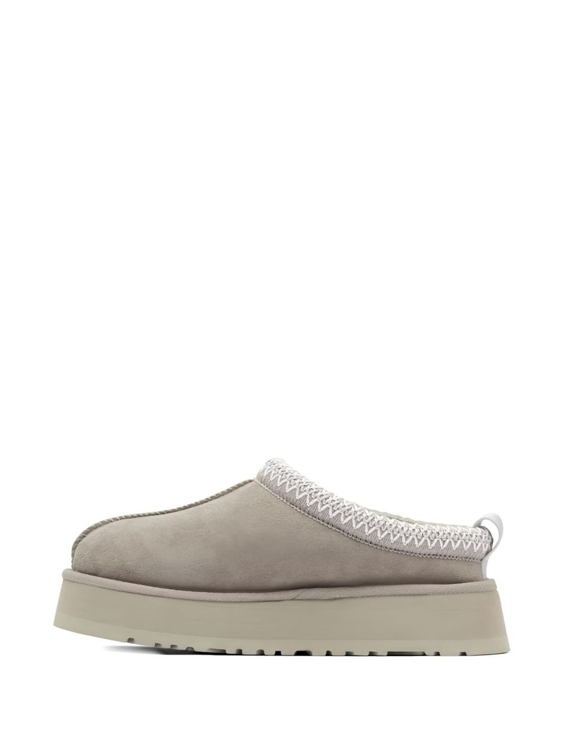 UGG Tazz platform-sole braided-trim slippers outlook