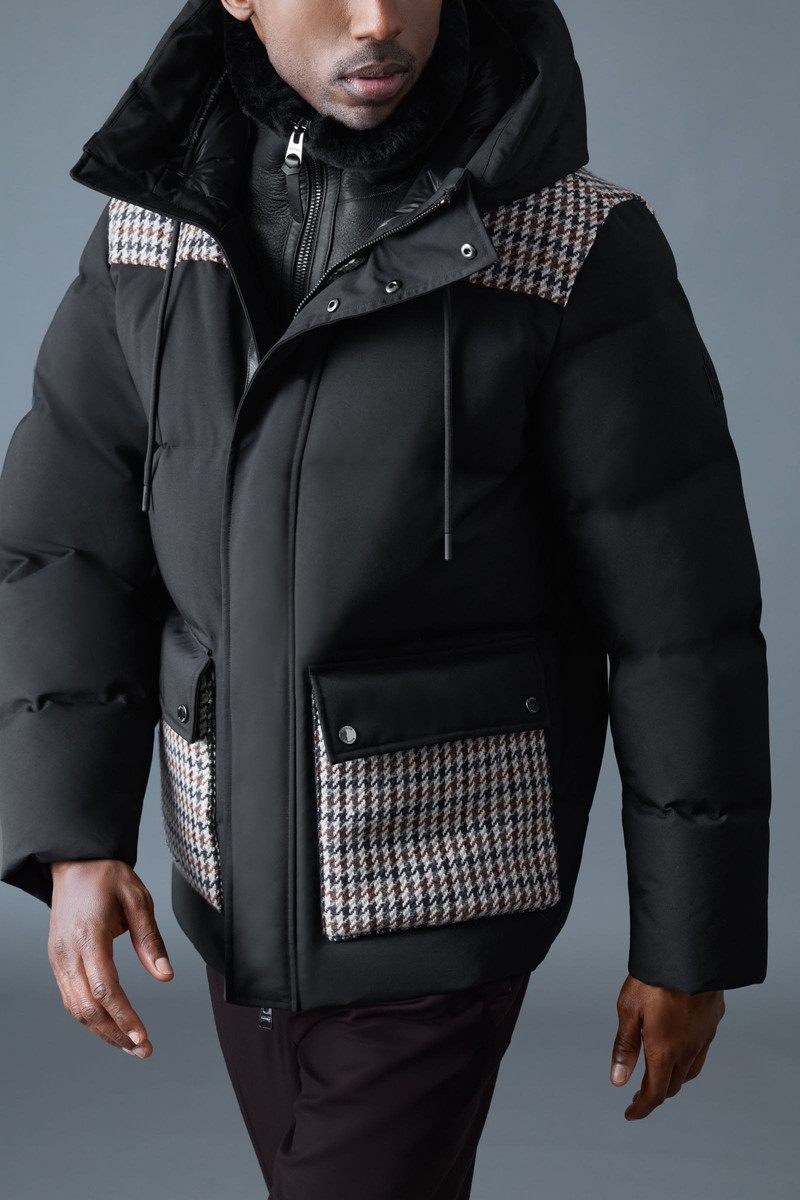 GRAYDON-MM 2-in-1 Wool Down Jacket With Shearling Bib 5