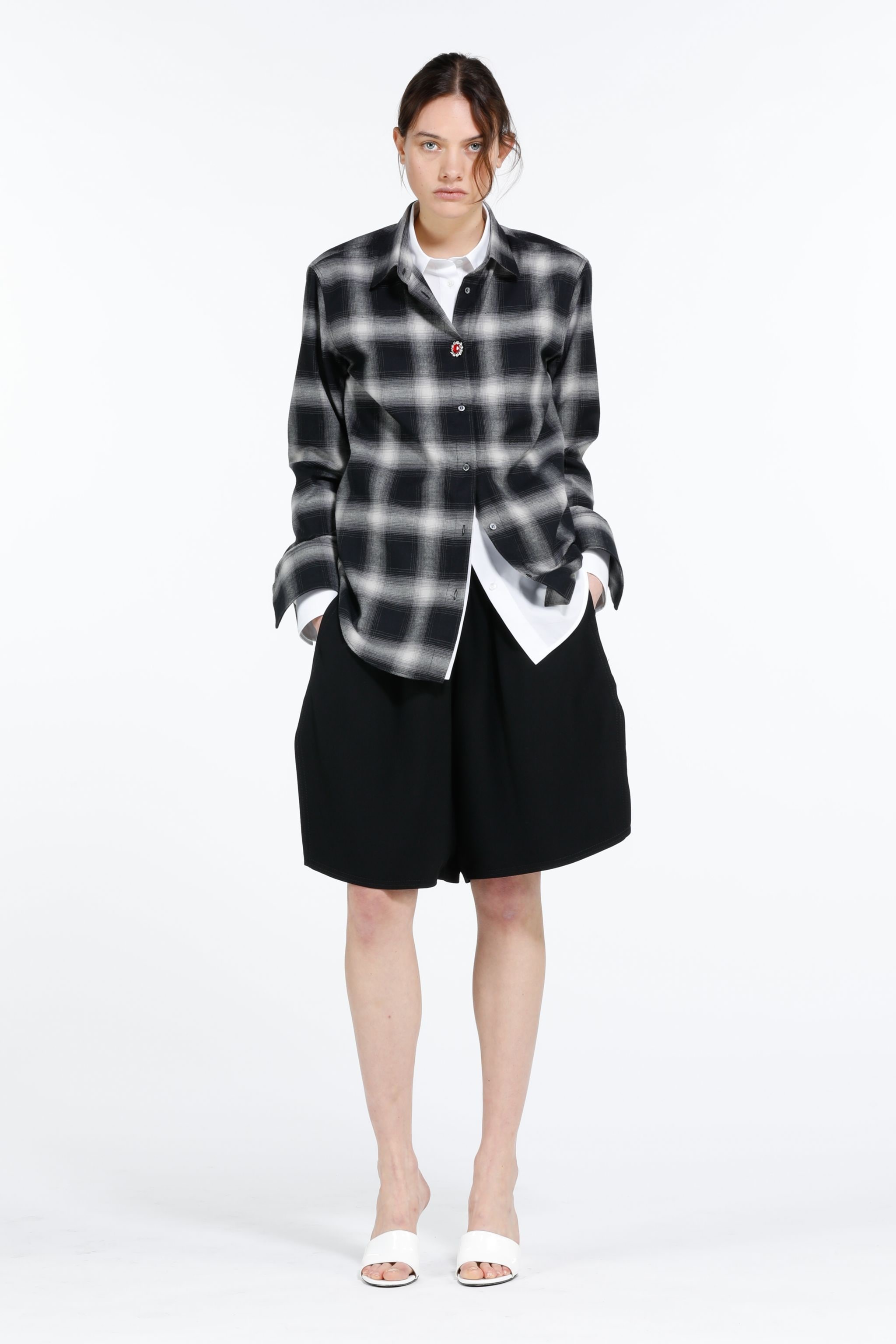 CHECKED COTTON SHIRT - 4
