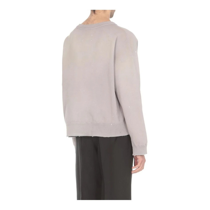 Maison Margiela COTTON SWEATSHIRT WITH LOGO DETAIL outlook