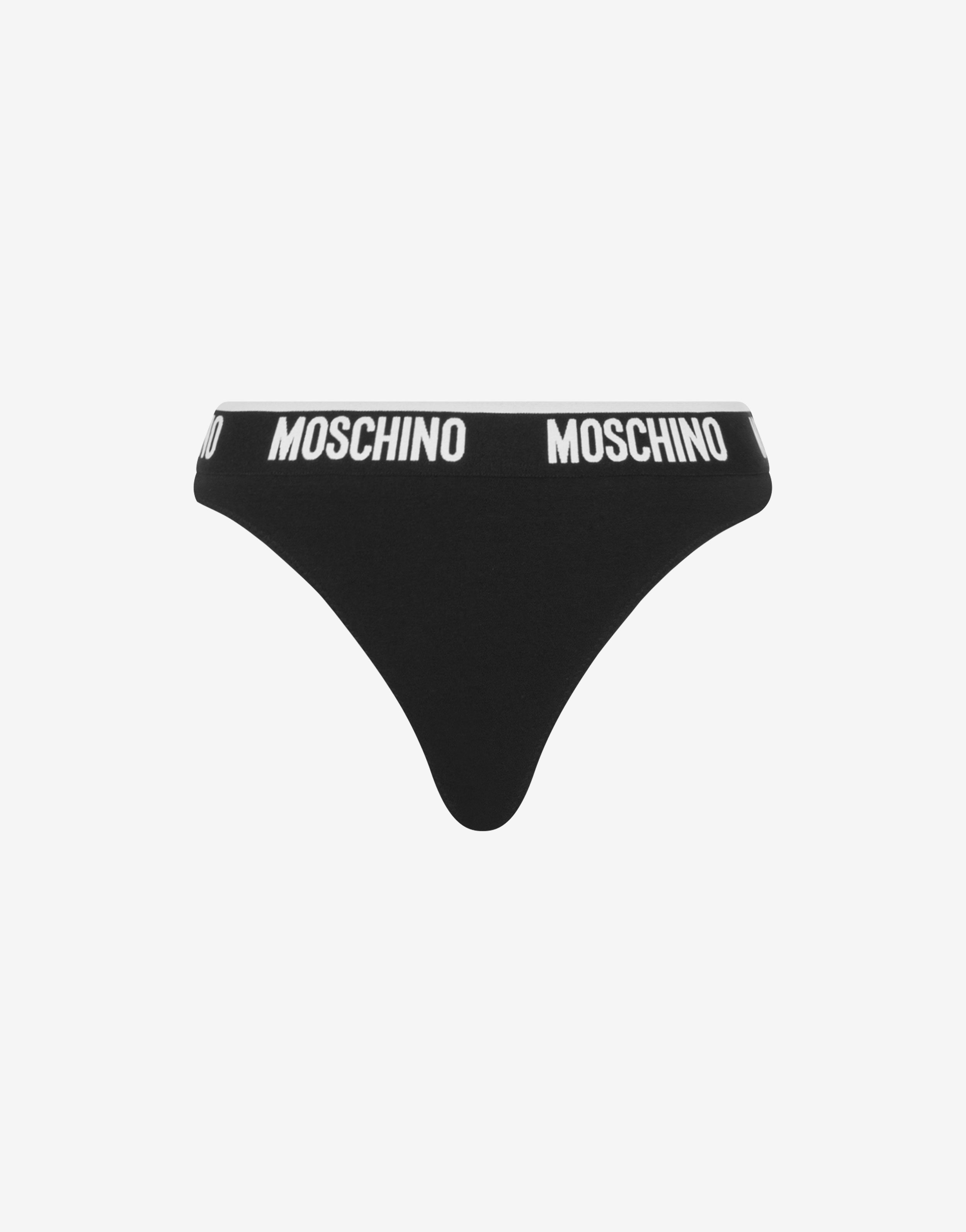 ELASTIC LOGO BAND THONG - 1