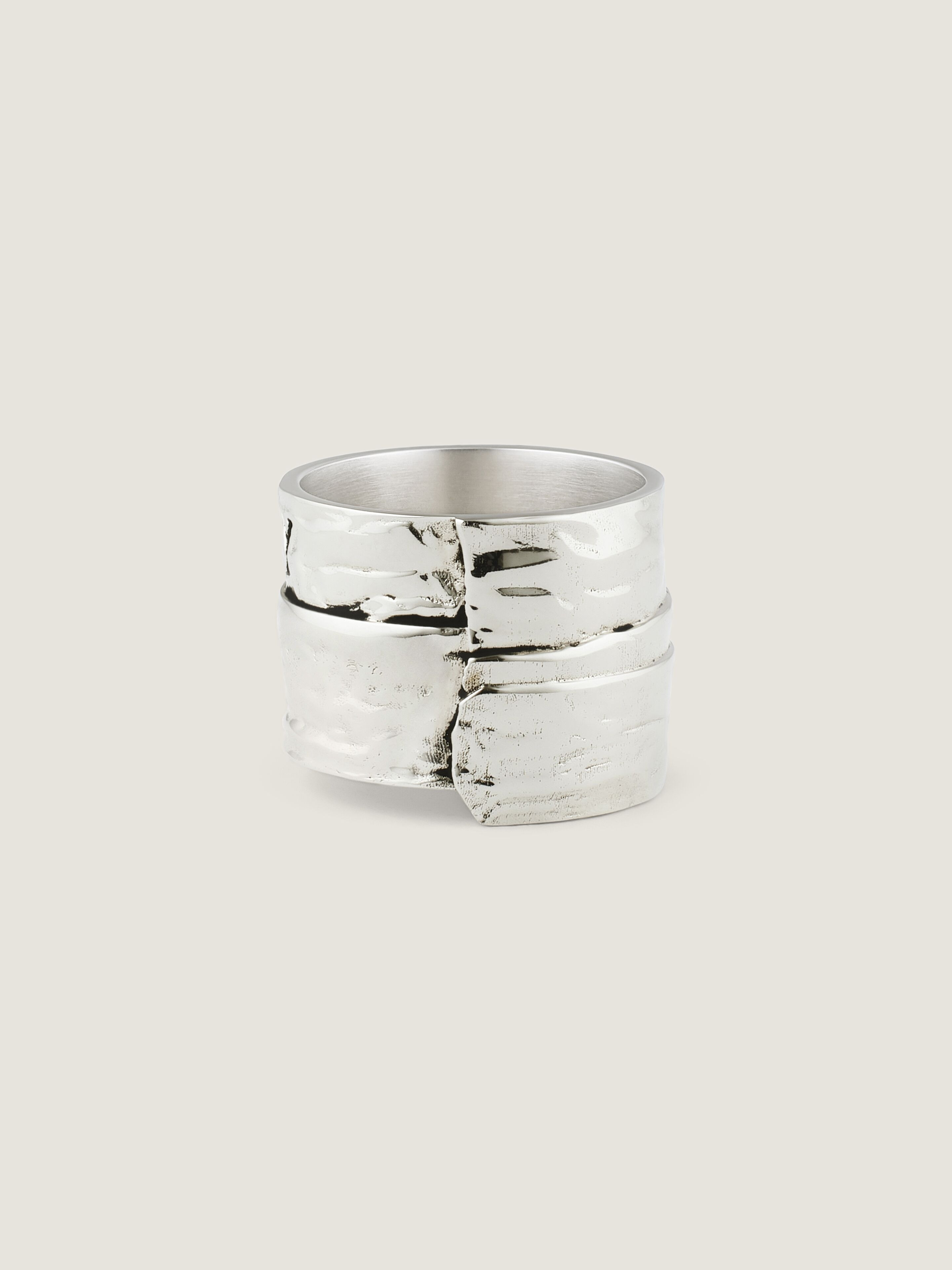 GIVENCHY TAPE RING IN METAL AND ENAMEL - 3