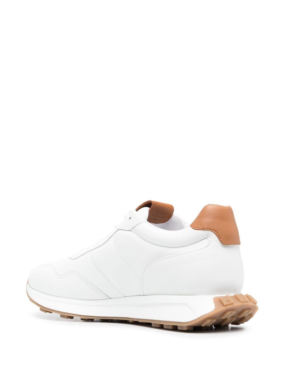 contrast-detailing sneakers - 3