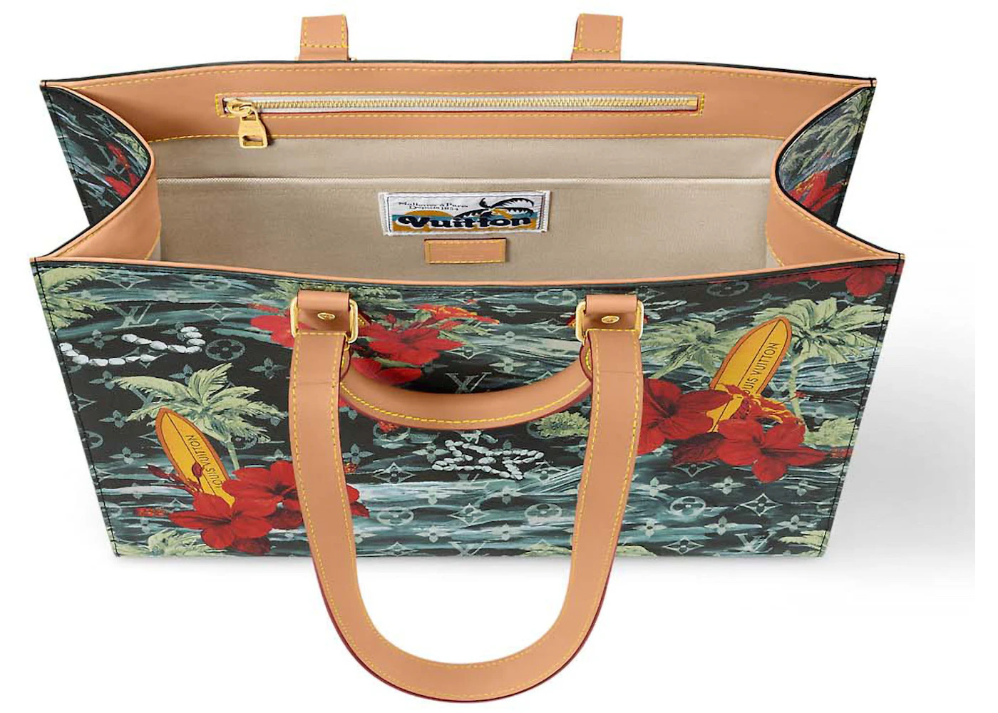 Louis Vuitton Sac Plat 24H Monogram Surfin' Navy Blue - 3