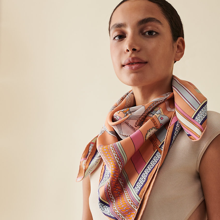 Concours d'Etriers wash scarf 90 - 2