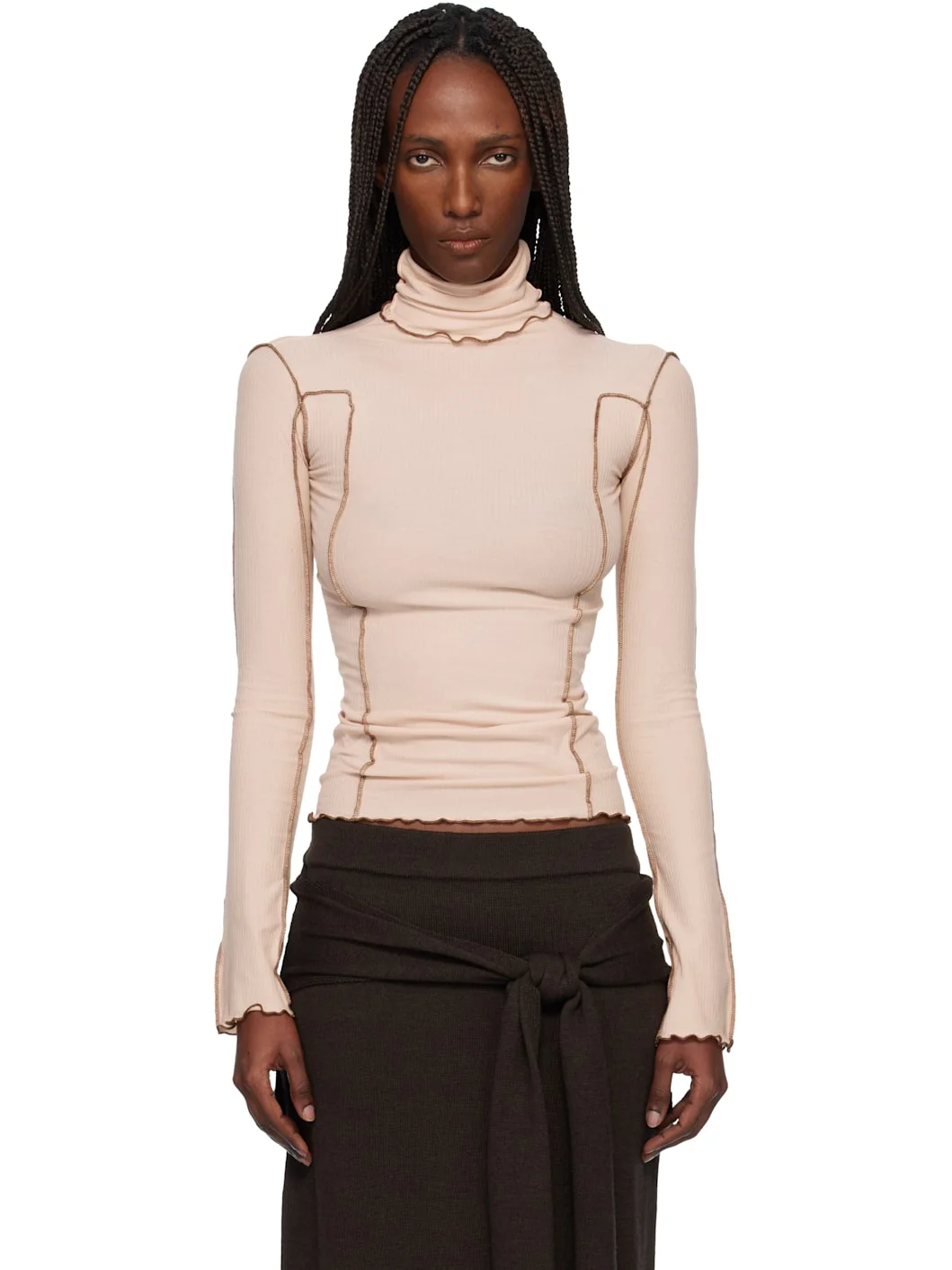 Pink Omato Turtleneck - 1