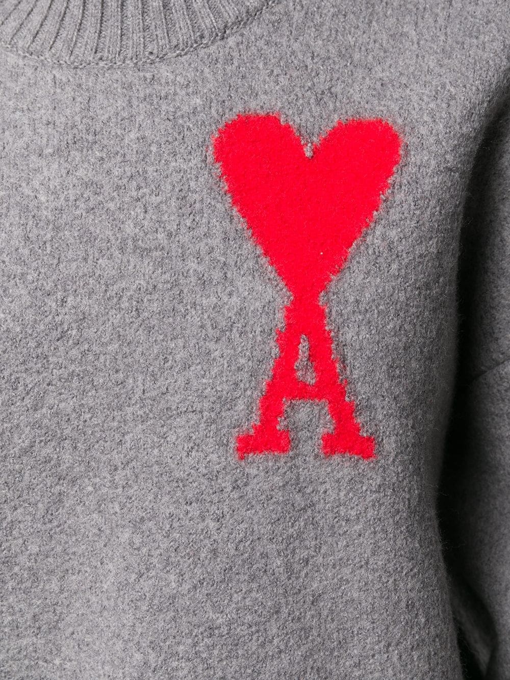 Ami de Coeur intarsia jumper - 5