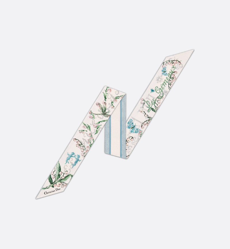 Christian Dior 1947 Zodiac Gemini Mitzah Scarf 1