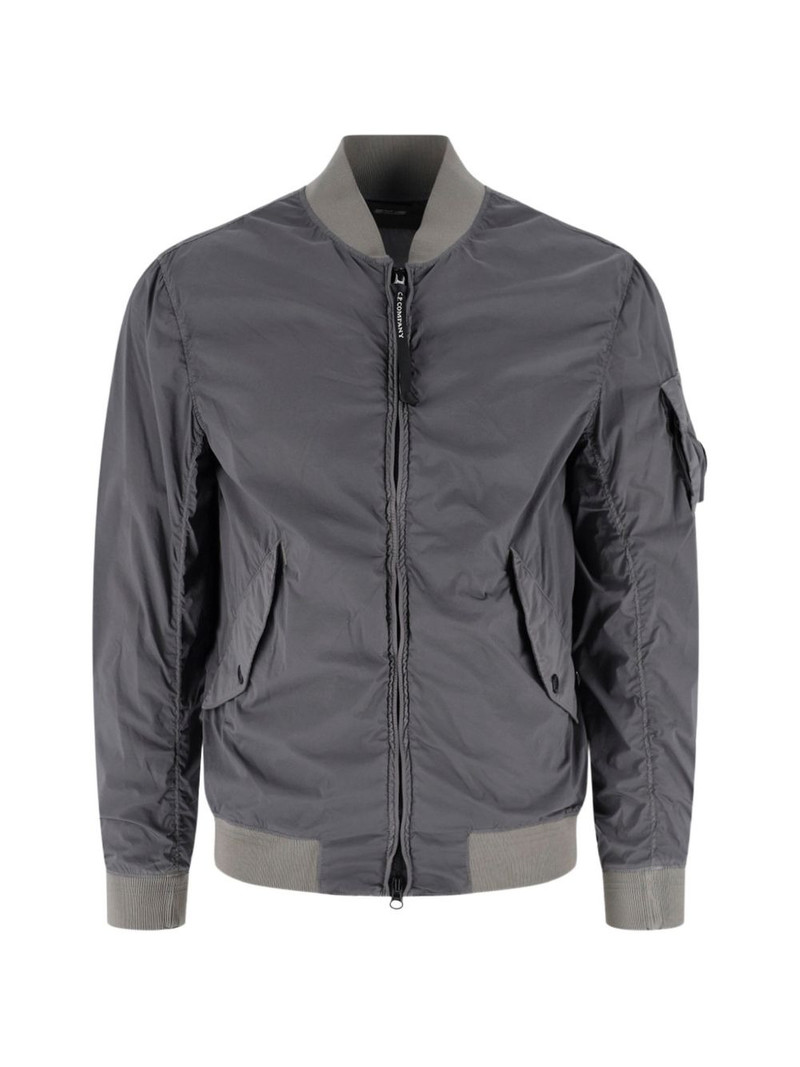 logo-detail bomber jacket 1