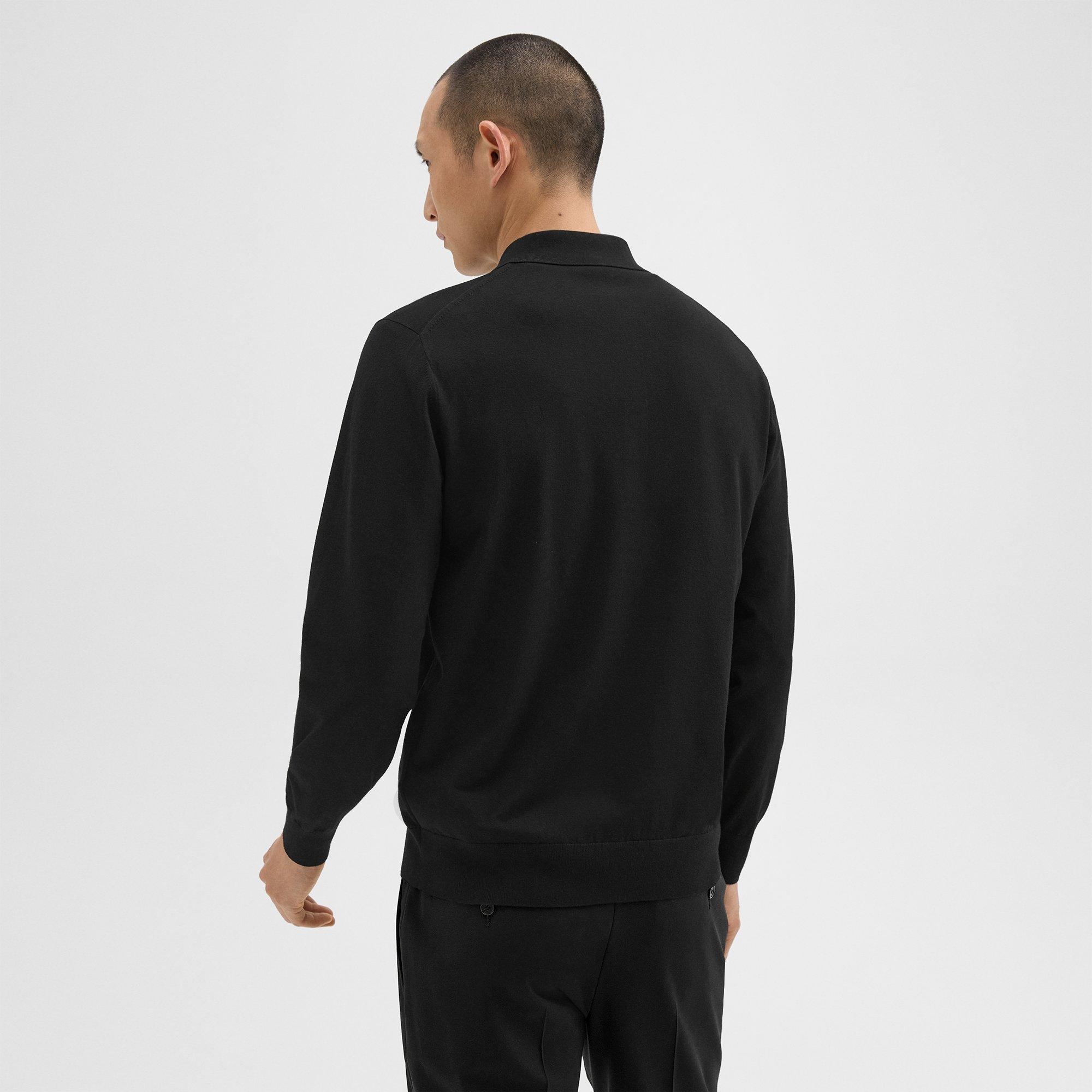 Goris Long-Sleeve Polo Shirt in Light Bilen - 4
