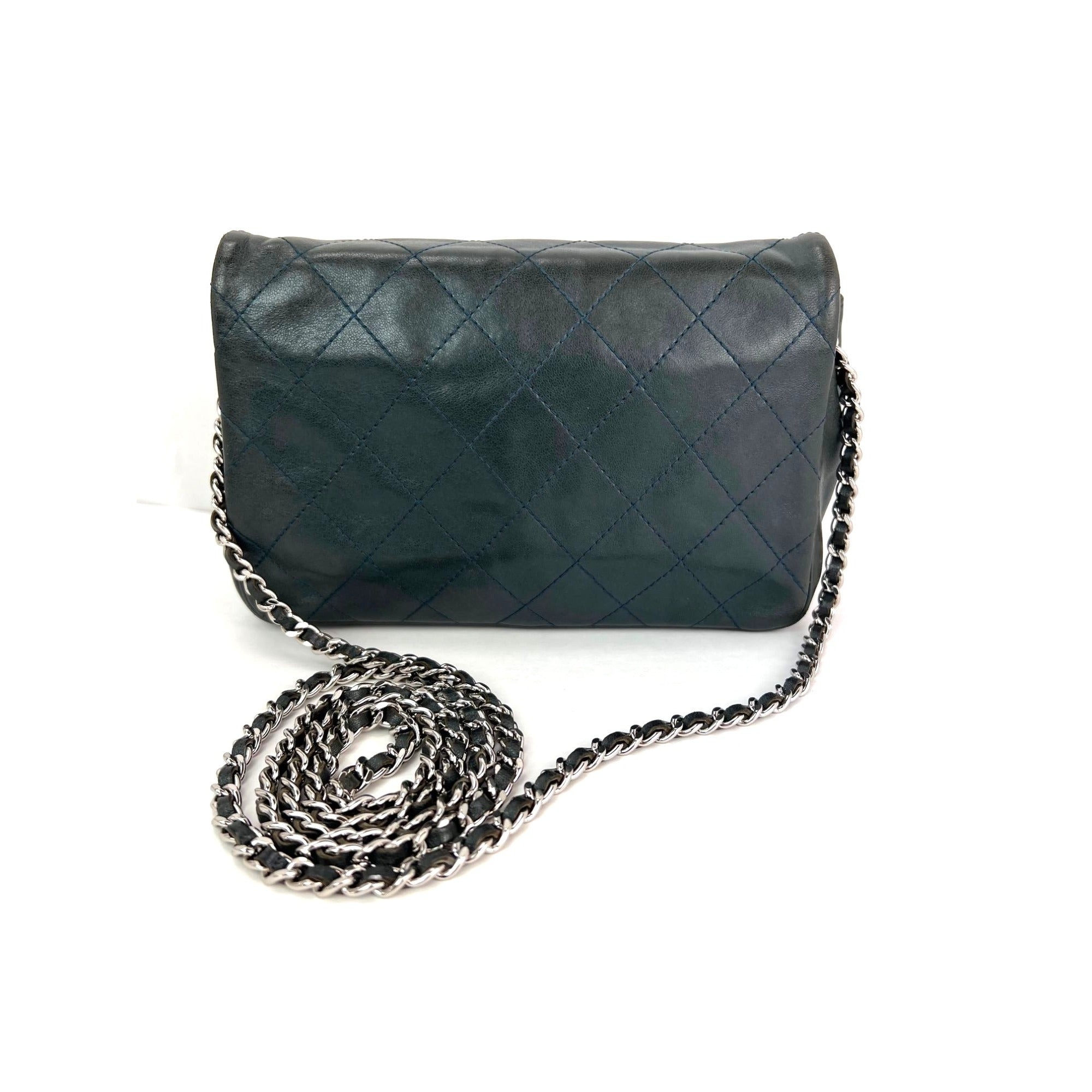 Chanel Quilted Lambskin Stitched Wallet on a Chain Crossbody Bag - 2