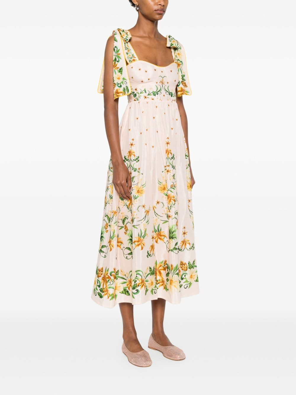Botanical Beauty midi dress - 3