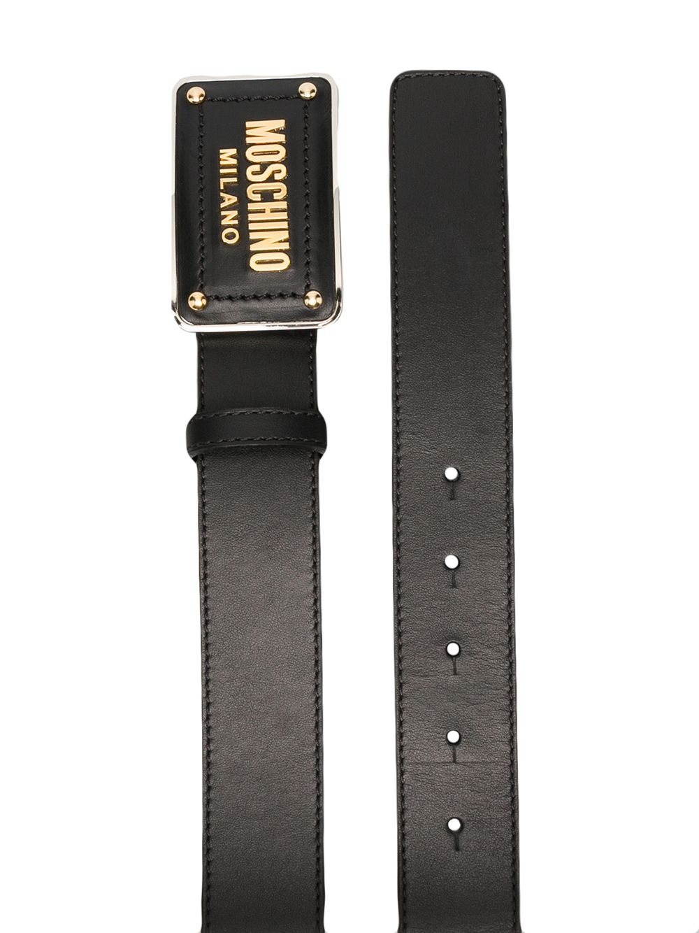 enamelled buckle belt - 2