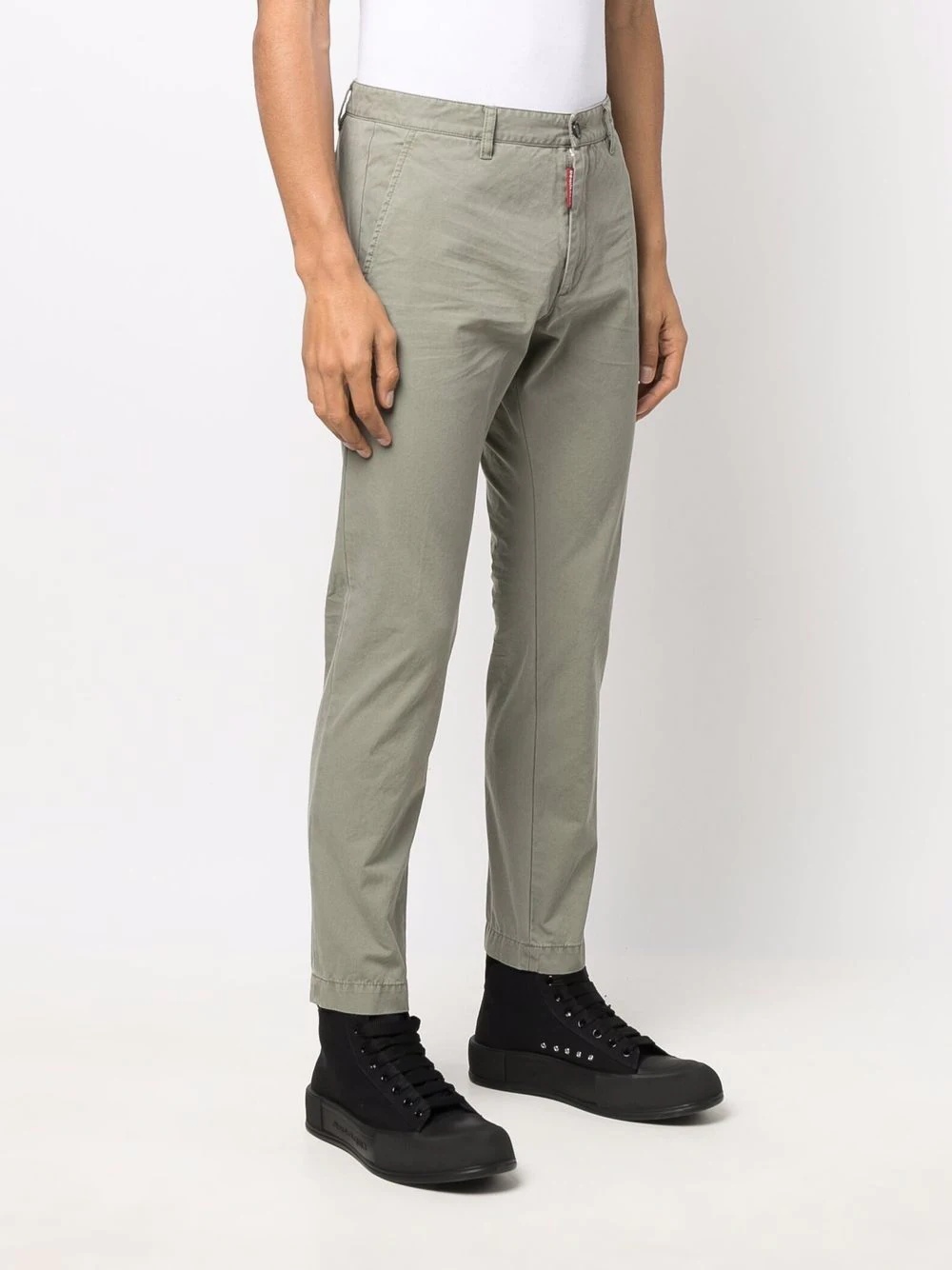 straight-leg chinos - 3