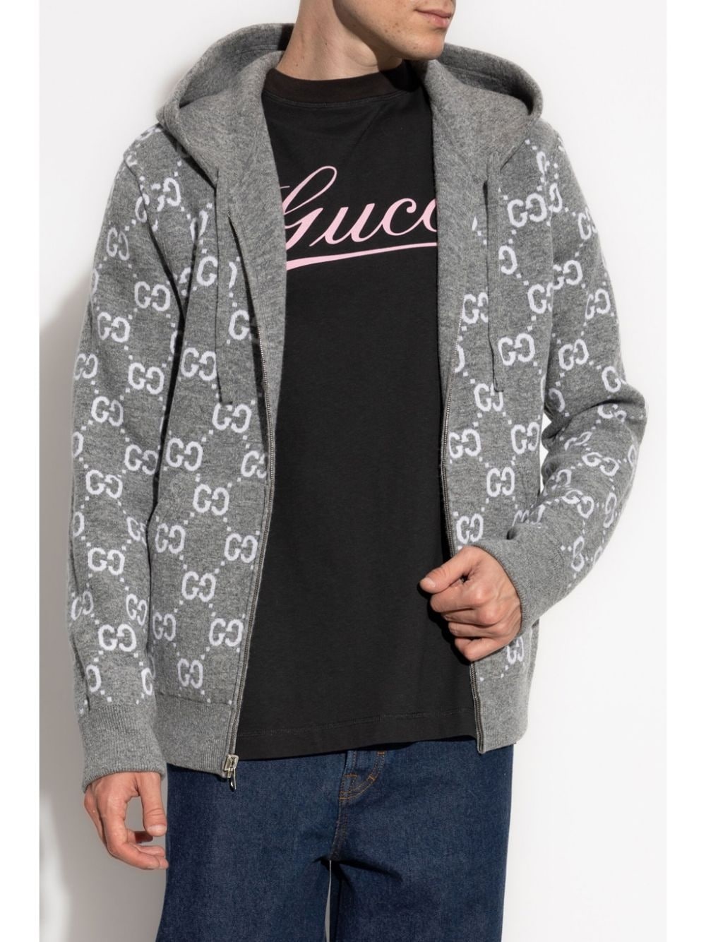 monogram reversible sweatshirt - 6