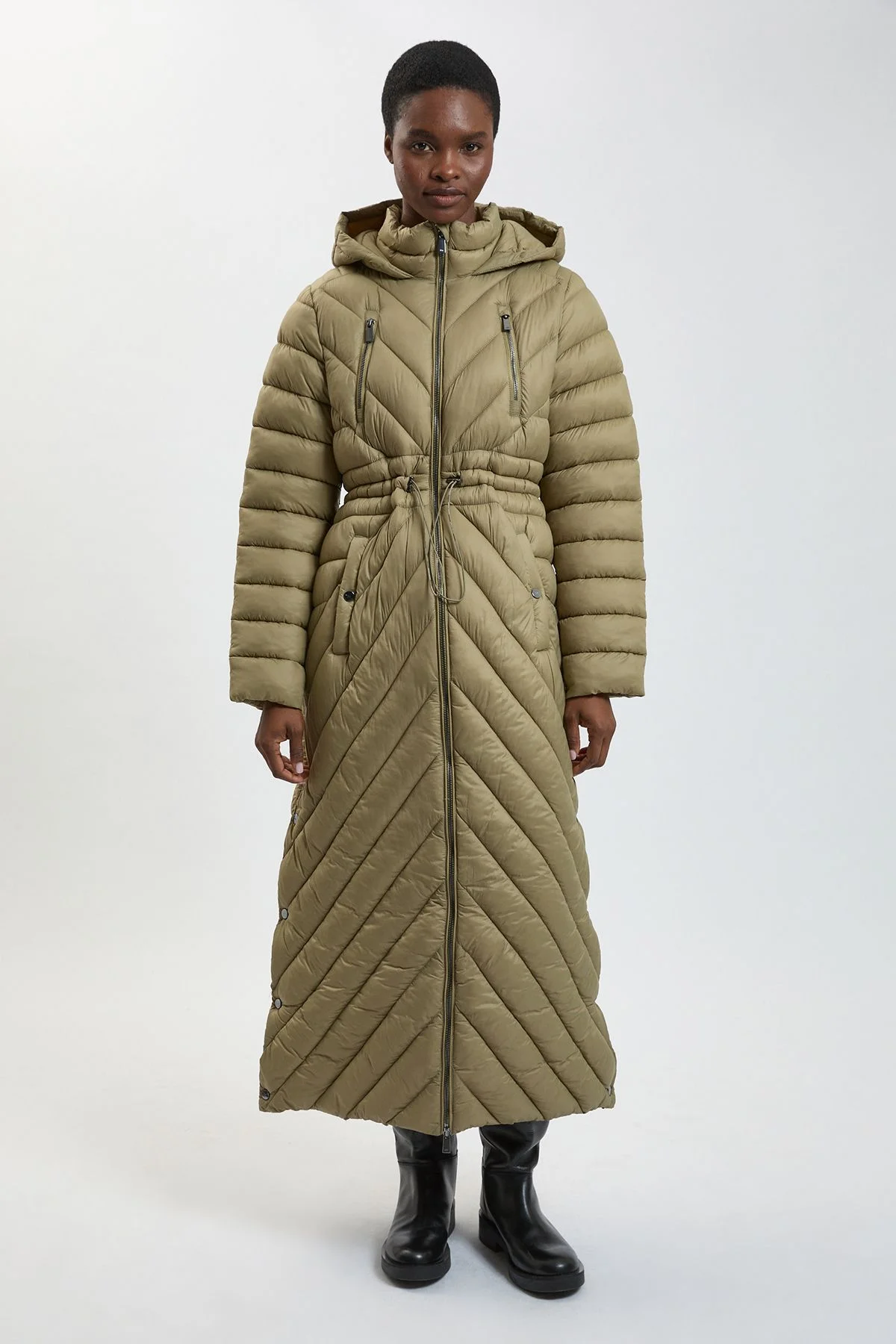 Lightweight Packable Maxi Coat - 1
