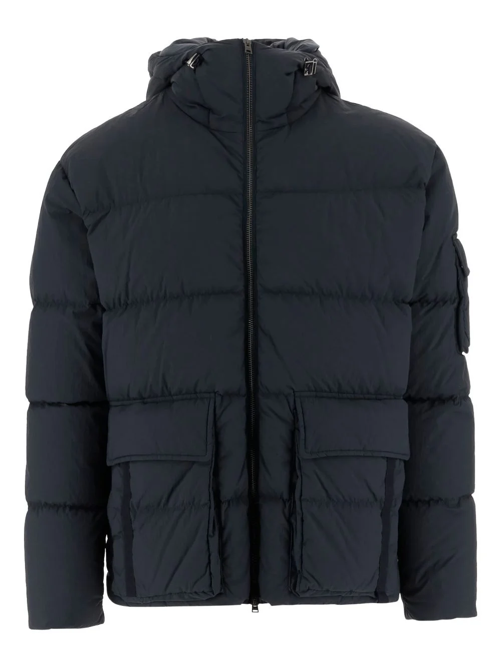hooded padded jacket - 1