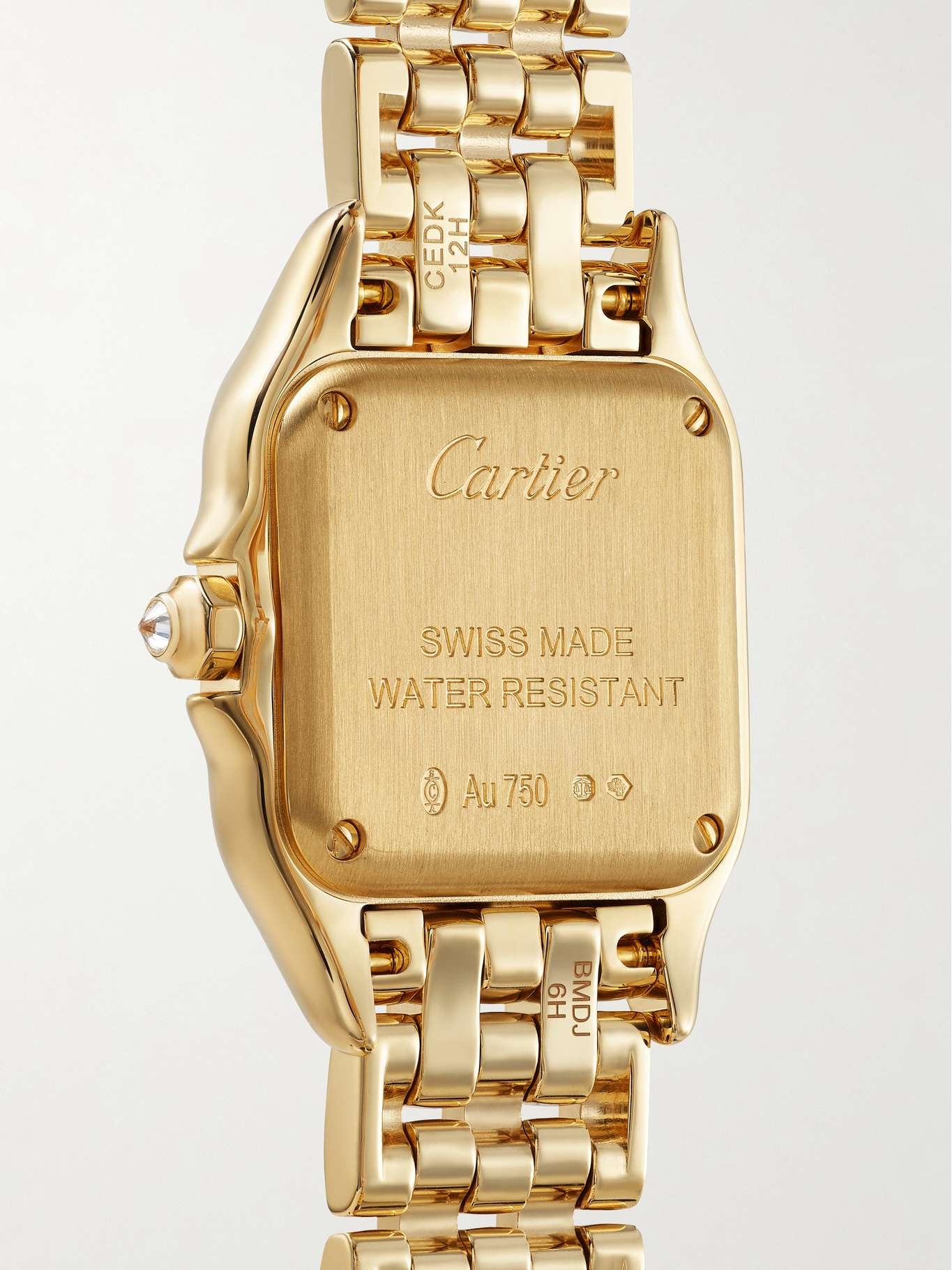 Panthère de Cartier 22mm small 18-karat gold diamond watch White - 4