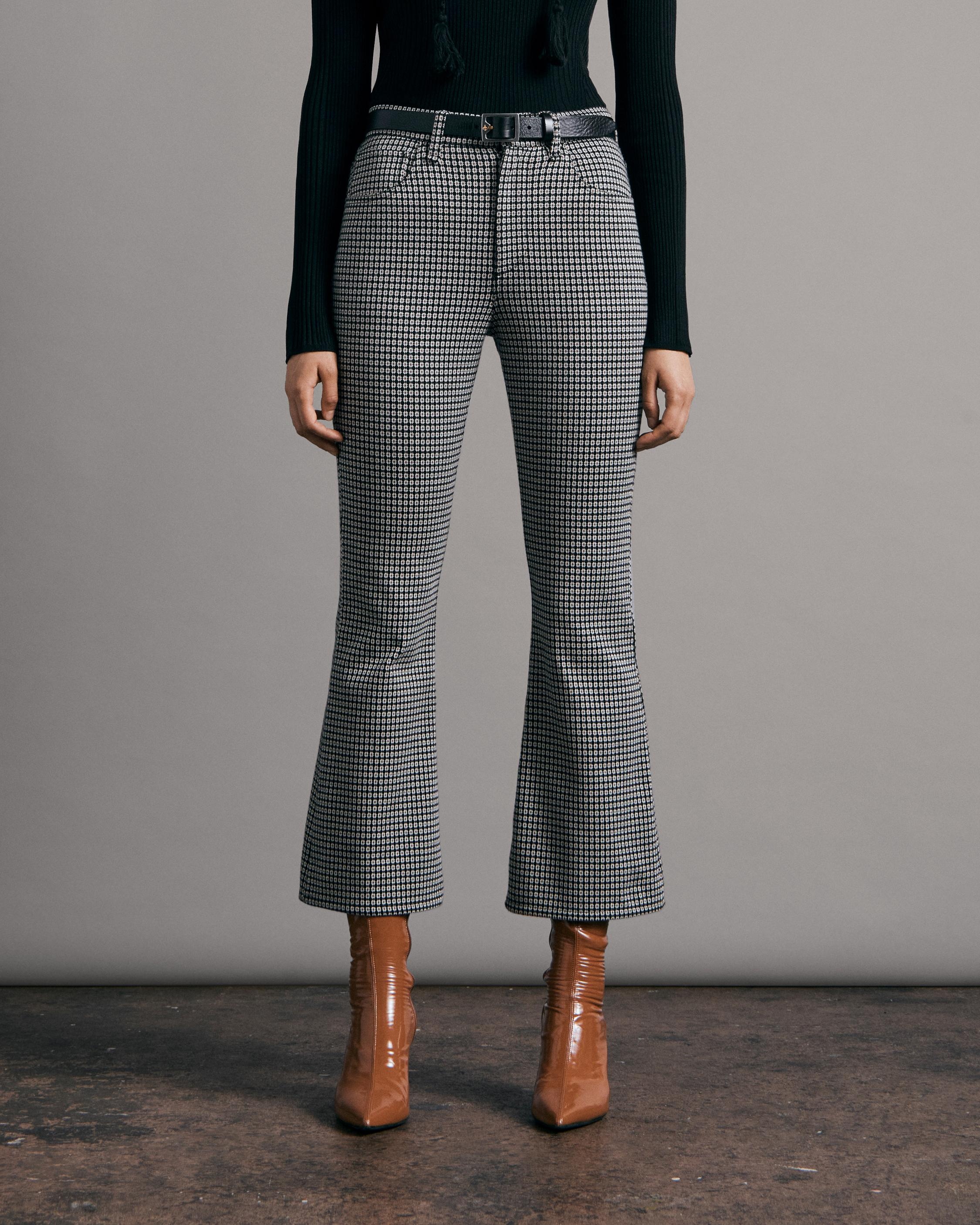 Casey Knit Jacquard Flare - 2