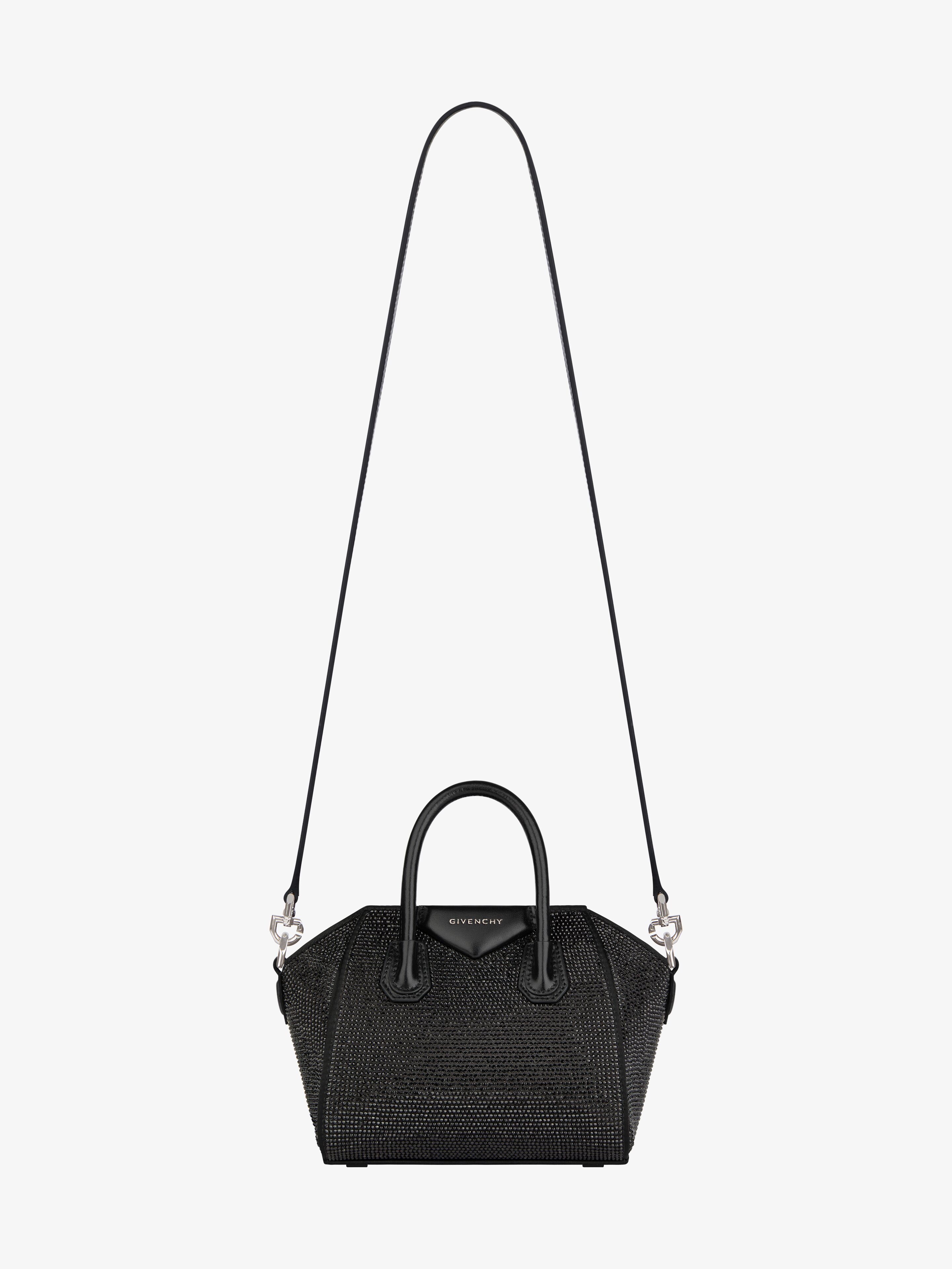 ANTIGONA TOY BAG IN SATIN WITH STRASS - 2