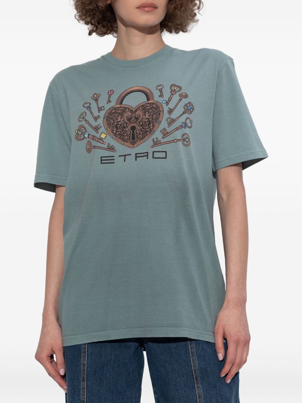 logo-print T-shirt - 3