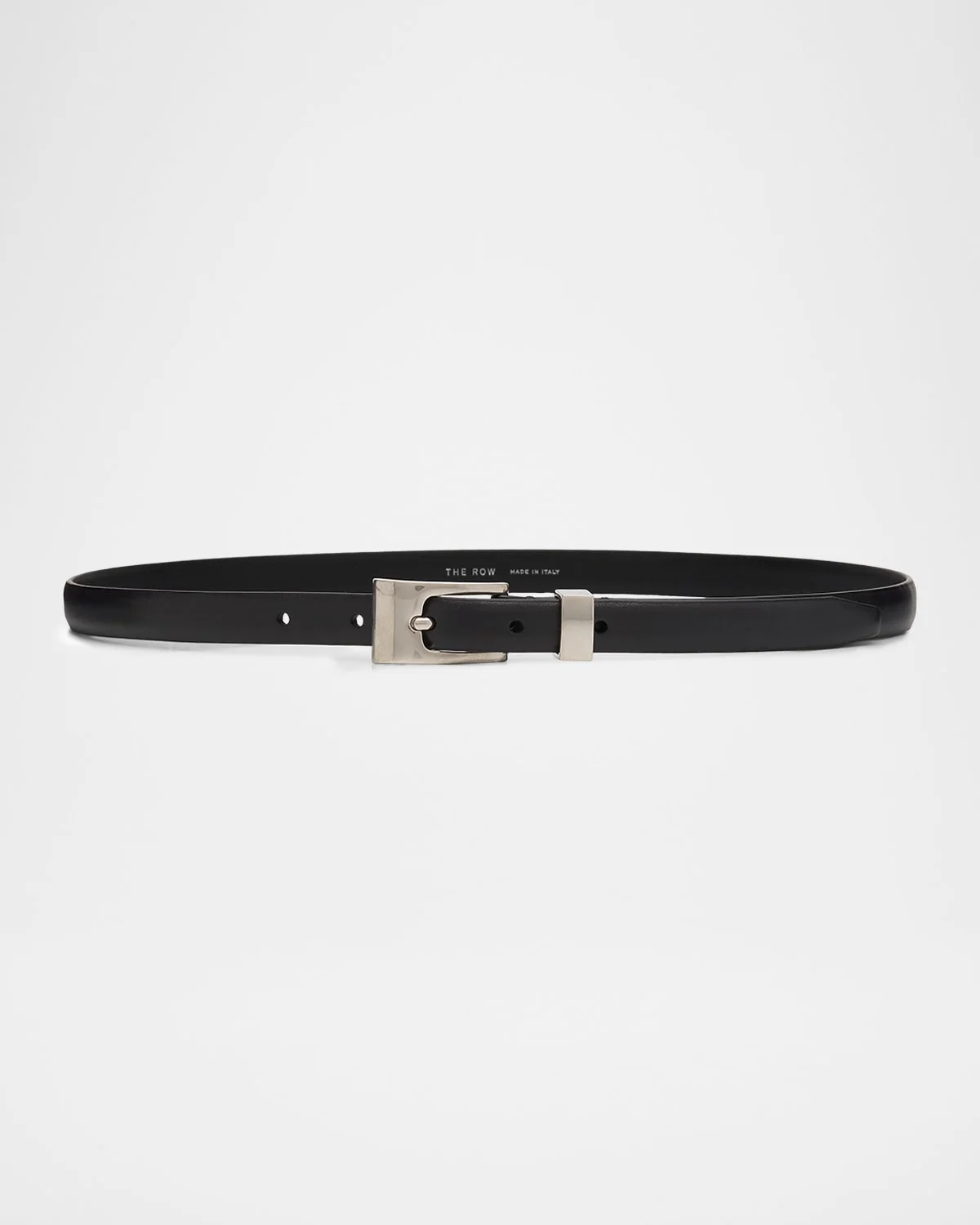 Downtown Leather Skinny Belt - 1