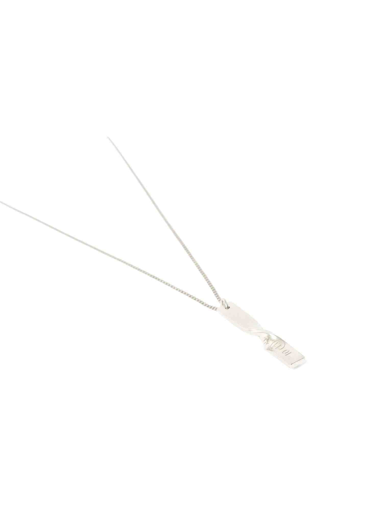 Twist Necklace in Palladio Semi Polished Plating - 4