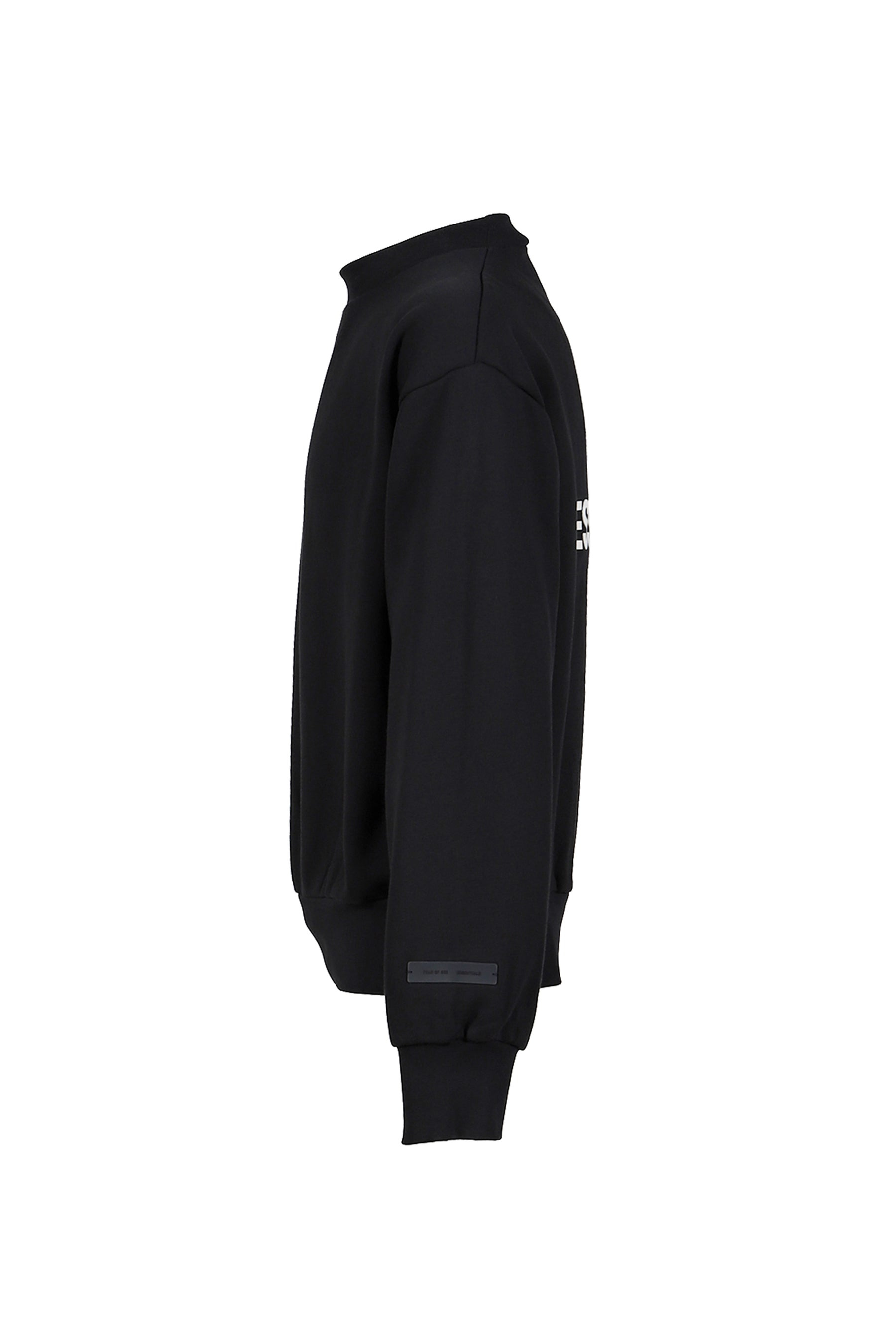 CLASSIC FIT FLEECE CREWNECK / JET BLK - 7