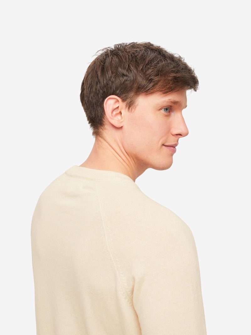 Men's Sweater Finley Cashmere Cream - 3