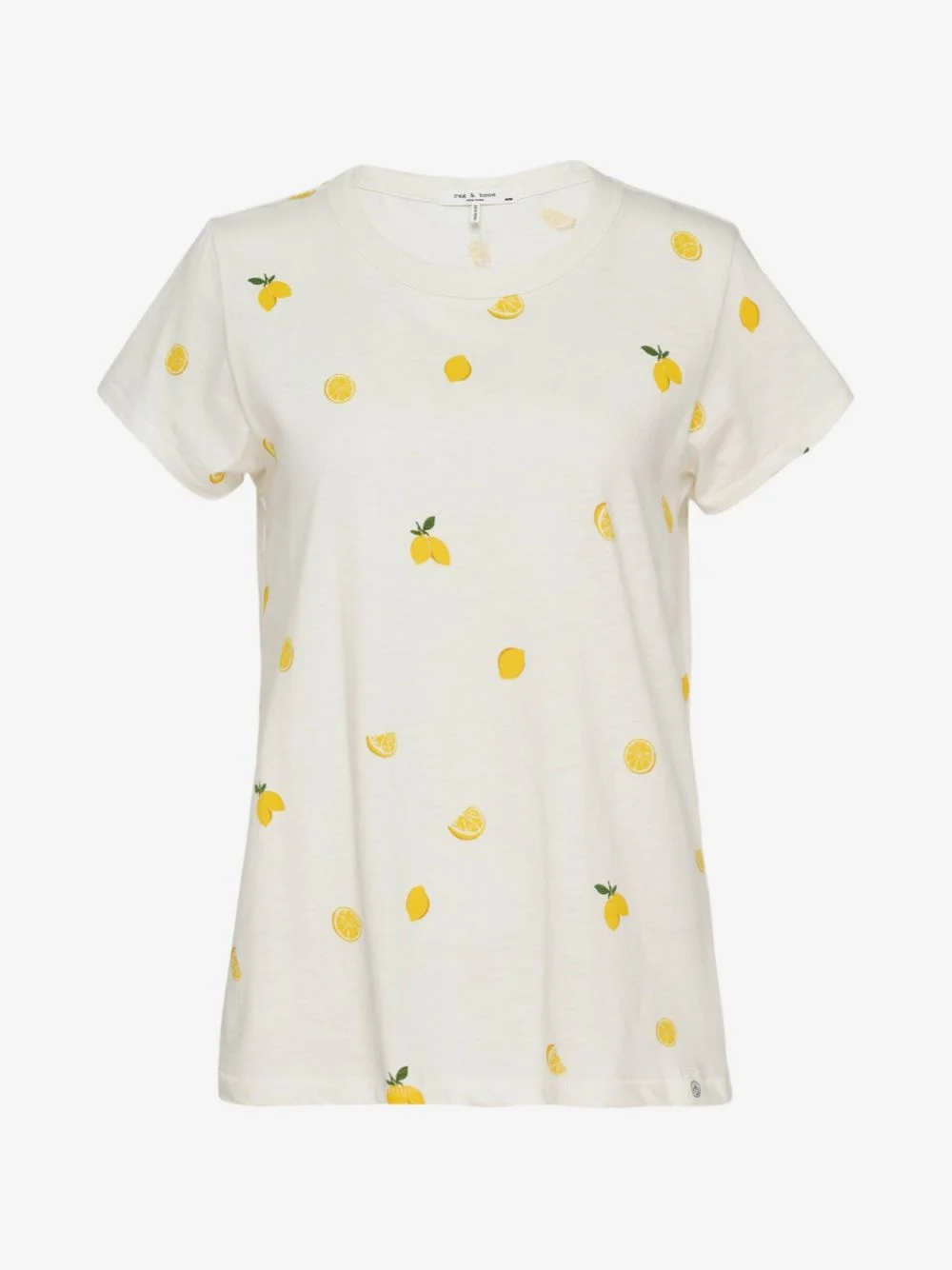 lemon-print T-shirt - 1