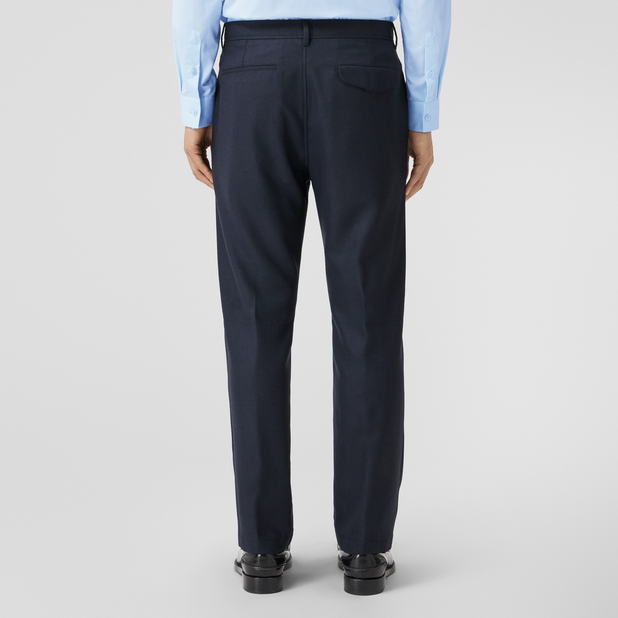 Monogram Motif Wool Tailored Trousers - 4