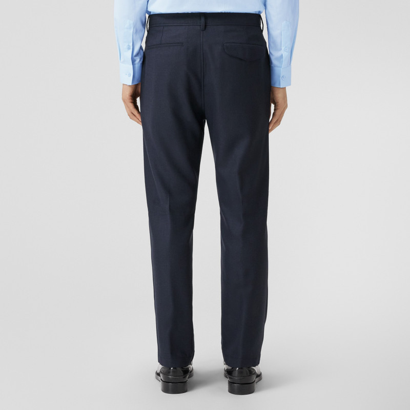Monogram Motif Wool Tailored Trousers 4