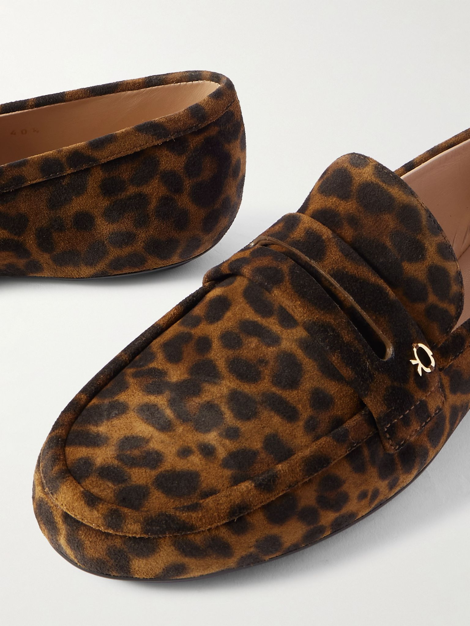 Giorgia leopard-print suede loafers Leopard print - 4