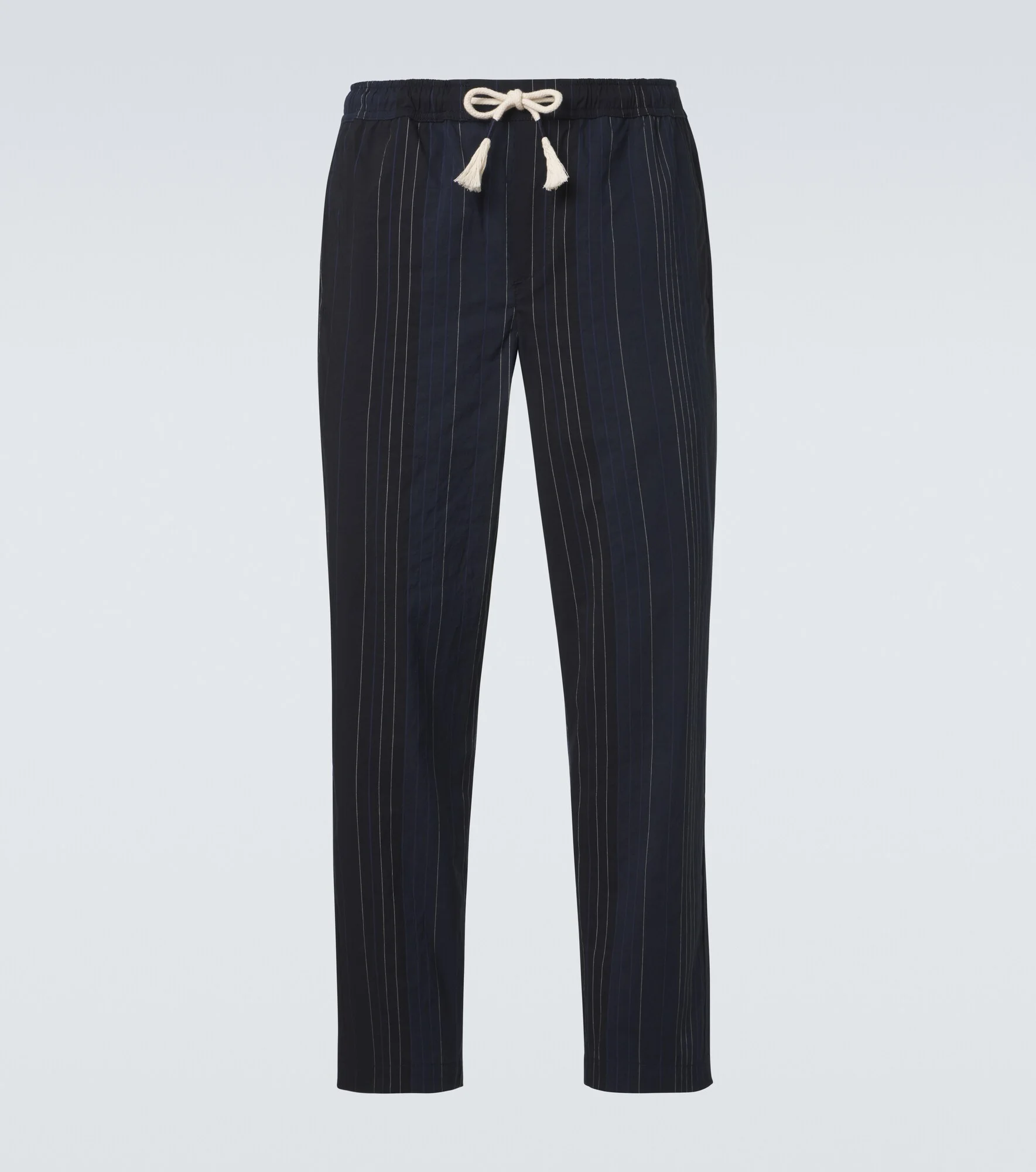 Sonoran striped cotton straight pants - 1
