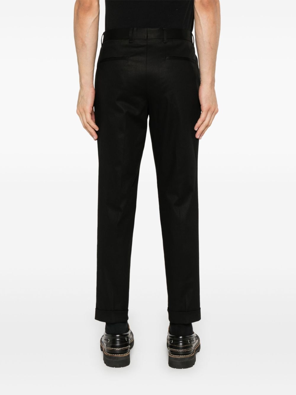 pleat-detail trousers - 4