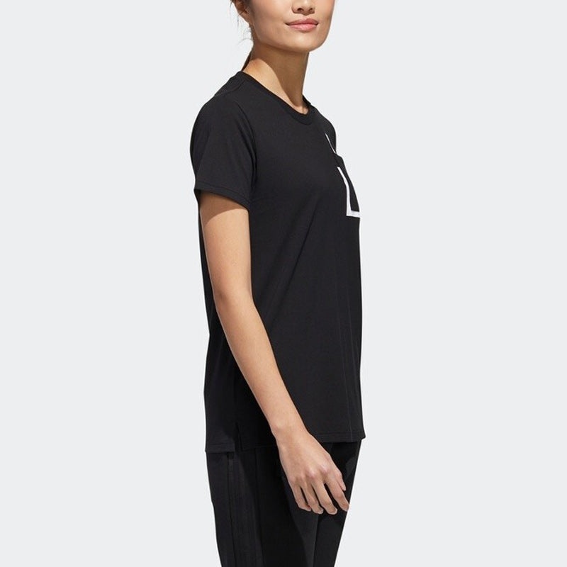 (WMNS) adidas Panda Pocket T-Shirt 'Black' GL5646 - 6