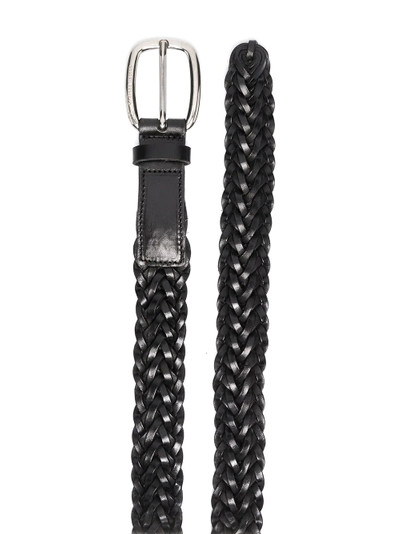 Golden Goose Houston braided belt outlook