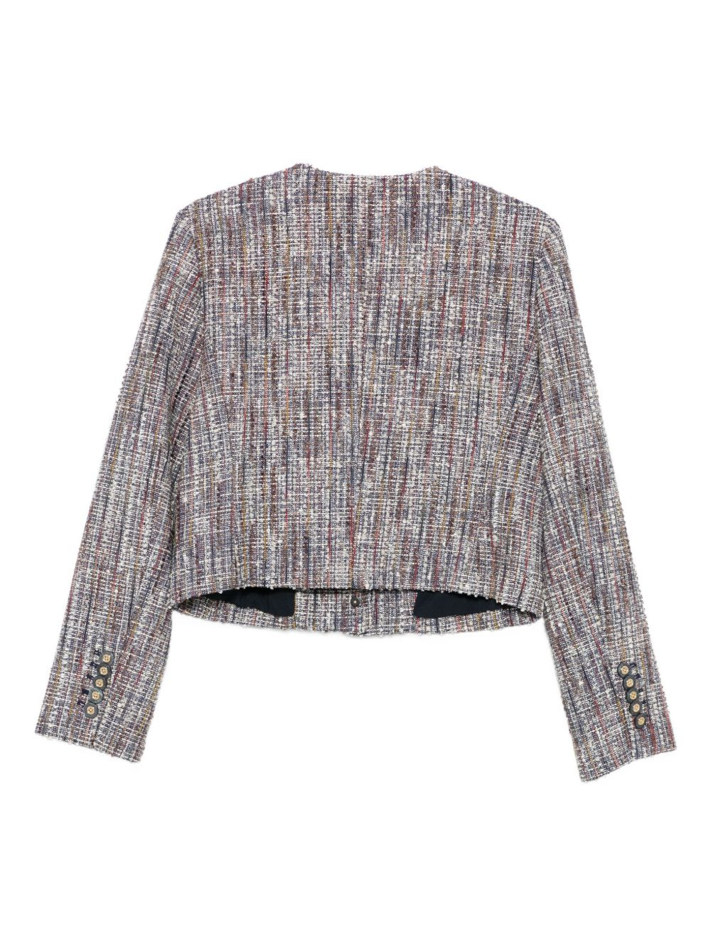 tweed buttoned jacket - 2