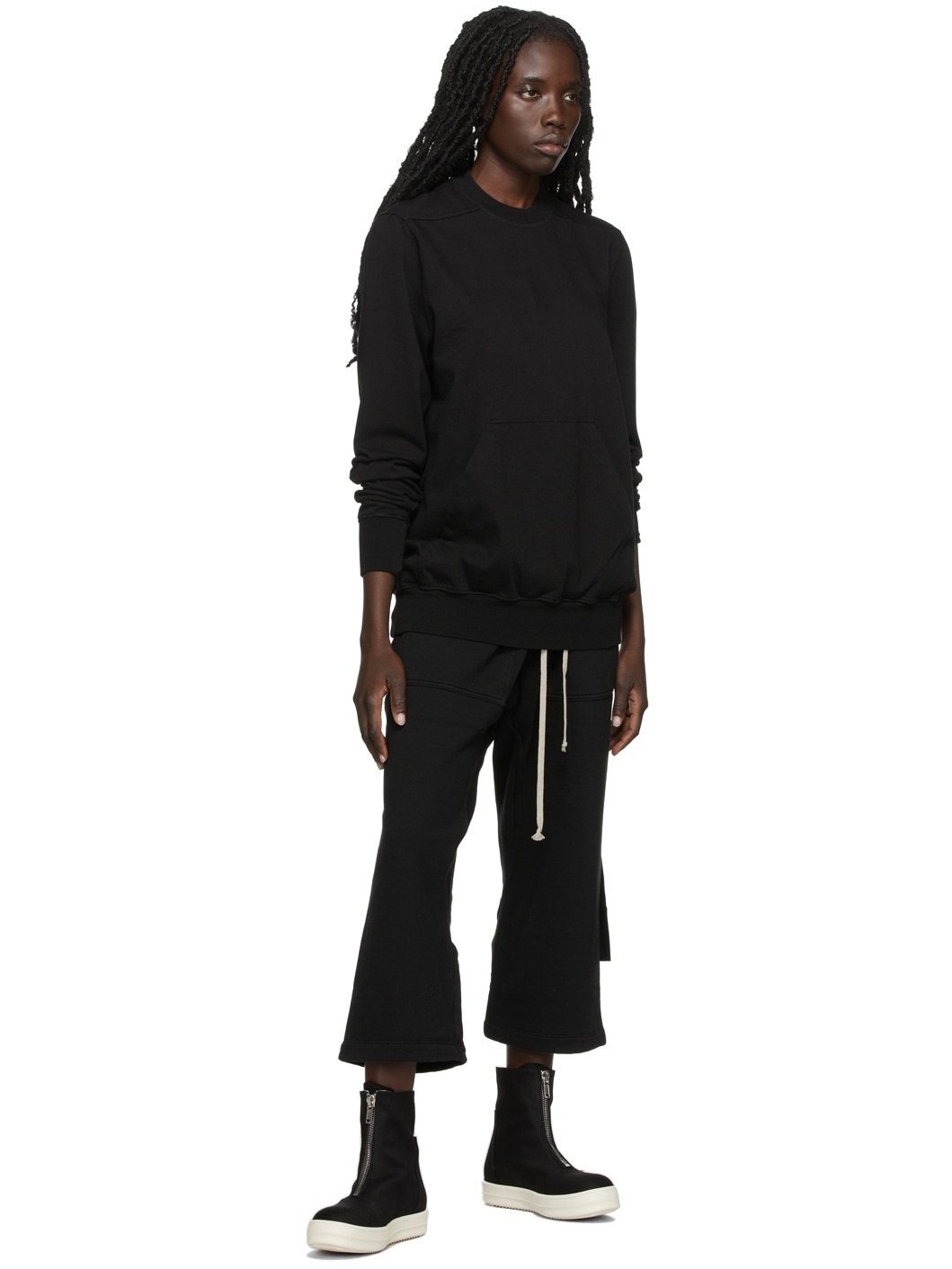 Black Furka Cargo Lounge Pants - 4